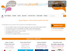 Tablet Screenshot of espacemagnan.com